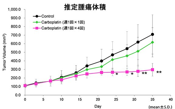 推定腫瘍堆積